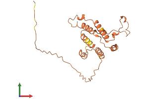 AlphaFold protein structure predicition of Human Recombinant DCAF16 Protein, UniprotID Q9NXF7