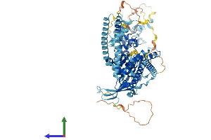 AlphaFold protein structure predicition of Mouse Recombinant Trpv2 Protein, UniprotID Q9WTR1