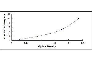 Typical standard curve