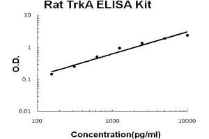 Rat TrkA PicoKine ELISA Kit standard curve (TRKA Kit ELISA)