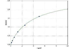 A typical standard curve