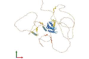 AlphaFold protein structure predicition of Mouse Recombinant Clint1 Protein, UniprotID Q99KN9