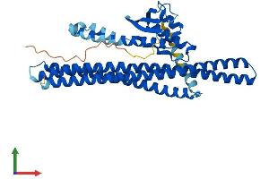 AlphaFold protein structure predicition of Human Recombinant SNX6 Protein, UniprotID Q9UNH7