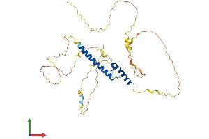 AlphaFold protein structure predicition of Human Recombinant ATOH1 Protein, UniprotID Q92858