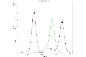 Flow Cytometry analysis of U-87 cells using anti-Factor I antibody (ABIN4886537). (Complement Factor I anticorps  (AA 19-220))