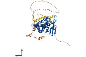 AlphaFold protein structure predicition of Mouse Recombinant Snx2 Protein, UniprotID Q9CWK8