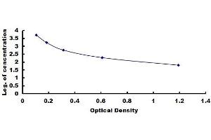 Typical standard curve