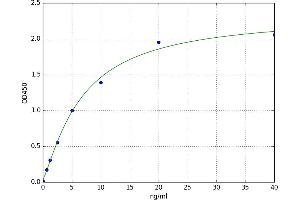A typical standard curve