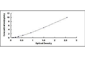 Typical standard curve