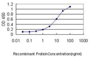 Detection limit for recombinant GST tagged SLC44A2 is approximately 0.
