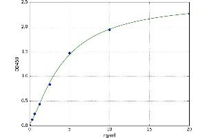 A typical standard curve