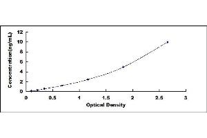 Typical standard curve (SMOC1 Kit ELISA)