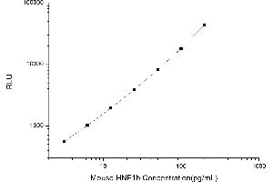 Typical standard curve (HNF1B Kit CLIA)