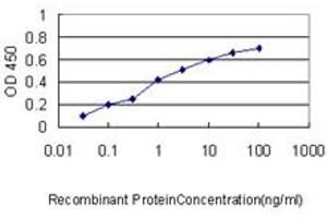 Detection limit for recombinant GST tagged NUMA1 is approximately 0.