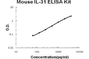 Mouse IL-31 Accusignal ELISA Kit Mouse IL-31 AccuSignal ELISA Kit standard curve. (IL-31 Kit ELISA)