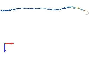 AlphaFold protein structure predicition of Mouse Recombinant Ccdc172 Protein, UniprotID Q810N9