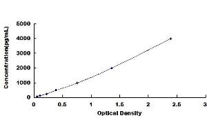 Typical standard curve (CRHBP Kit ELISA)