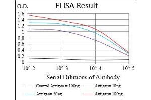 Black line: Control Antigen (100 ng), Purple line: Antigen(10 ng), Blue line: Antigen (50 ng), Red line: Antigen (100 ng),