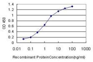 Detection limit for recombinant GST tagged NEK3 is approximately 0.