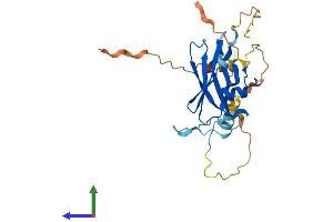 AlphaFold protein structure predicition of Mouse Recombinant Ppp1r3e Protein, UniprotID Q8BRJ4