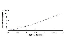 Typical standard curve (NOG Kit ELISA)