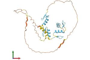 AlphaFold protein structure predicition of Mouse Recombinant Snai1 Protein, UniprotID Q02085