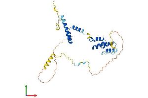 AlphaFold protein structure predicition of Human Recombinant FBXO16 Protein, UniprotID Q8IX29