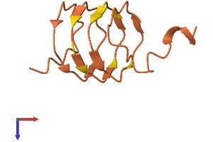 AlphaFold protein structure predicition of Human Recombinant KRTAP21-1 Protein, UniprotID Q3LI58