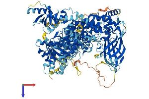 AlphaFold protein structure predicition of Human Recombinant PIK3CB Protein, UniprotID P42338