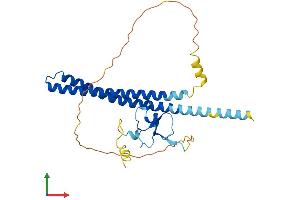 AlphaFold protein structure predicition of Mouse Recombinant Ing2 Protein, UniprotID Q9ESK4