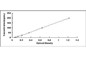 Typical standard curve (CA50 Kit ELISA)