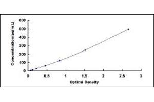 Typical standard curve (FGF17 Kit ELISA)