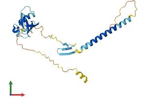 AlphaFold protein structure predicition of Human Recombinant CIDEC Protein, UniprotID Q96AQ7