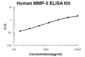 Human MMP-3 PicoKine ELISA Kit standard curve (MMP3 Kit ELISA)