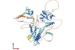 AlphaFold protein structure predicition of Human Recombinant KCNH6 Protein, UniprotID Q9H252