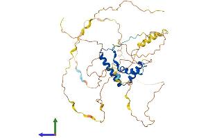 AlphaFold protein structure predicition of Human Recombinant SOX3 Protein, UniprotID P41225