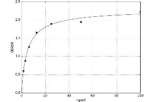 A typical standard curve