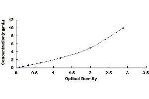 Typical standard curve (BRCC3 Kit ELISA)
