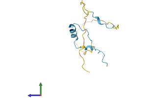 AlphaFold protein structure predicition of Human Recombinant PPP1R1C Protein, UniprotID Q8WVI7