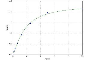 A typical standard curve