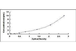 Typical standard curve (Pkc beta 1 Kit ELISA)