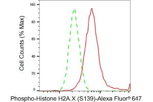 Flow cytometric analysis of Phospho-Histone H2A.