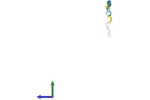 AlphaFold protein structure predicition of Human Recombinant SPRR2A Protein, UniprotID P35326