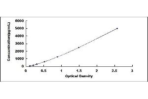 Typical standard curve (MMP23B Kit ELISA)