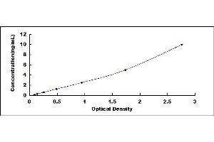 Typical standard curve (IDS Kit ELISA)