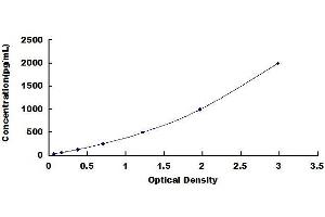 Typical standard curve