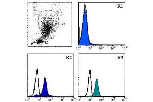 Flow Cytometry (FACS) image for anti-Sema Domain, Immunoglobulin Domain (Ig), Transmembrane Domain (TM) and Short Cytoplasmic Domain, (Semaphorin) 4A (Sema4a) antibody (FITC) (ABIN2853600)