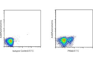 Detection of Perforin by flow cytometry in viable human peripheral blood mononuclear cells (PBMC).