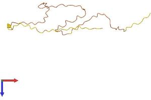 AlphaFold protein structure predicition of Human Recombinant TP53AIP1 Protein, UniprotID Q9HCN2