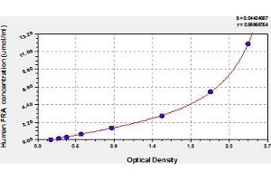 Typical Standard Curve (RABEP2 Kit ELISA)